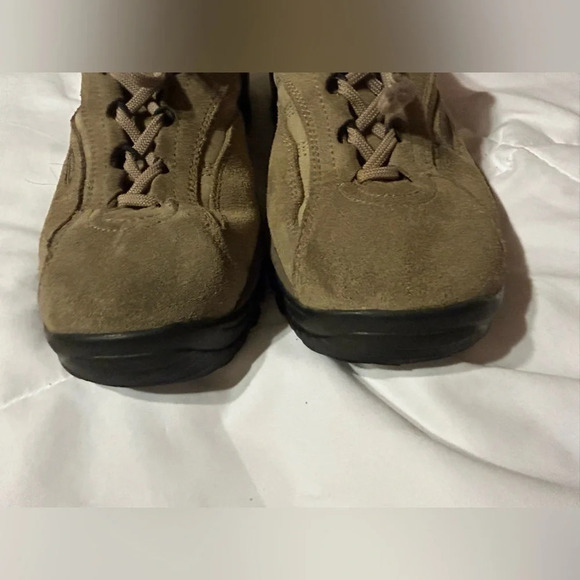 Asolo Gore-Tex beige Leather Lace up Hiking Shoes sneakers 7.5 - Picture 3 of 9